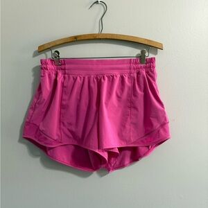lululemon athletica Hotty Hot Pink Women's Athletic Shorts 4”